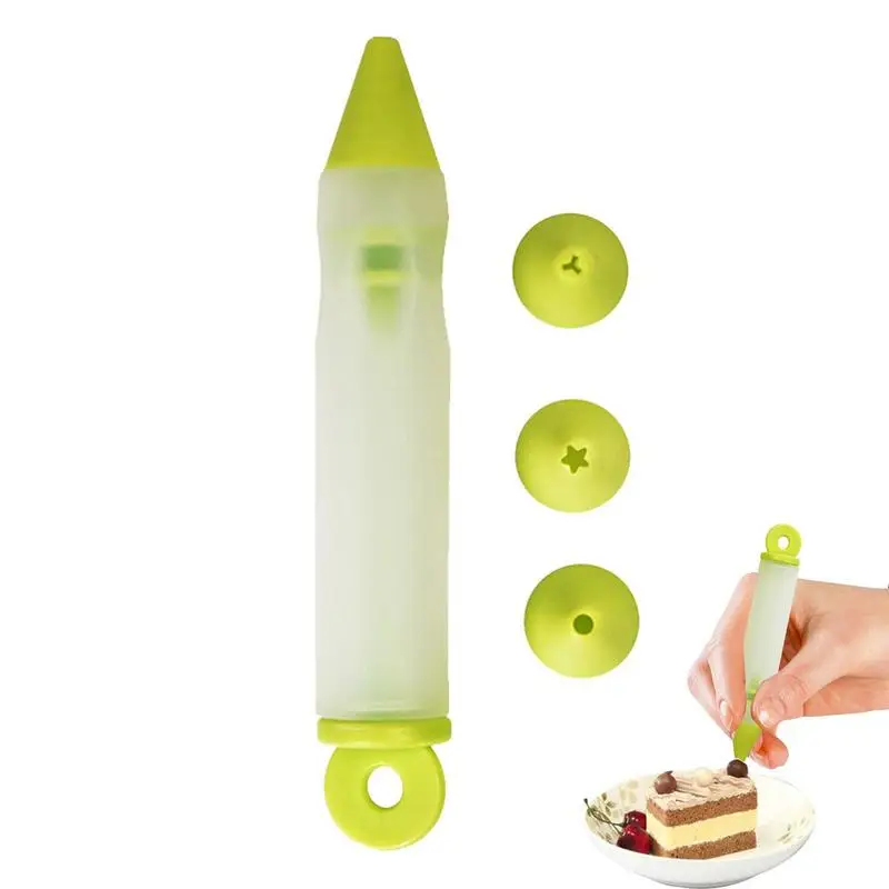 

Силиконовая ручка для украшения пищи, форма для торта, кремовая чашка, Кондитерские насадки, «сделай сам», торт, глазурь, выпечка, аксессуары...