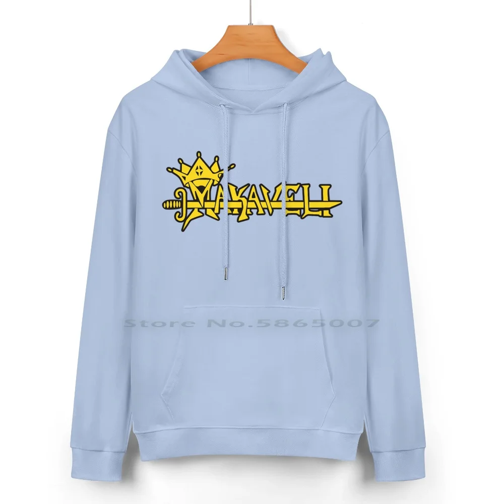 Makaveli Классическая Толстовка из чистого хлопка свитер 24 цвета 2pac хип-хоп рэпер