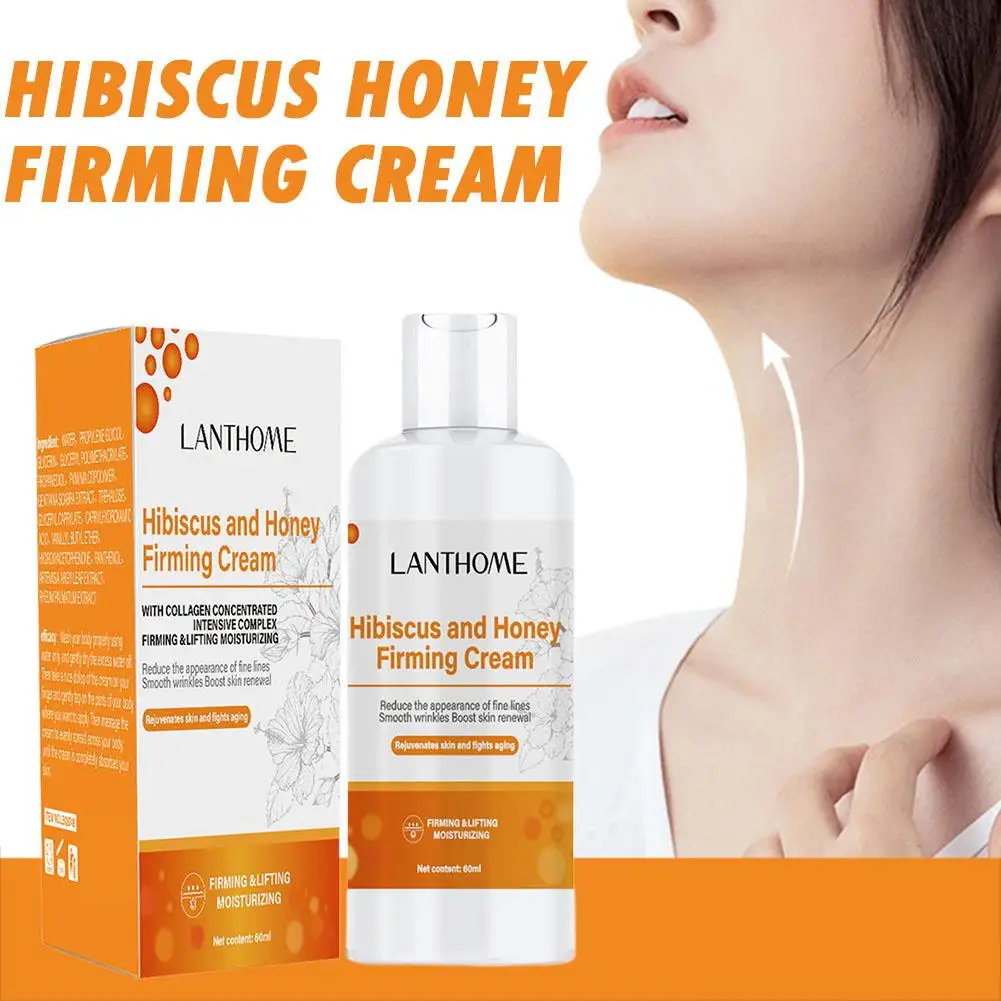 Медовый укрепляющий крем с гибискусом антивозрастной для лица 60 мл увлажняющий