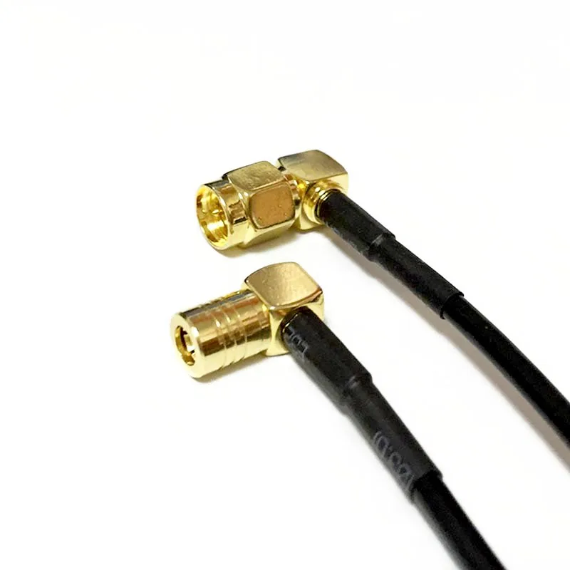 2PCS SMA Male Plug Right Angle Switch SMB Female Connector RG174 Cable 20CM Adapter Wholesale Fast Ship | Строительство и ремонт