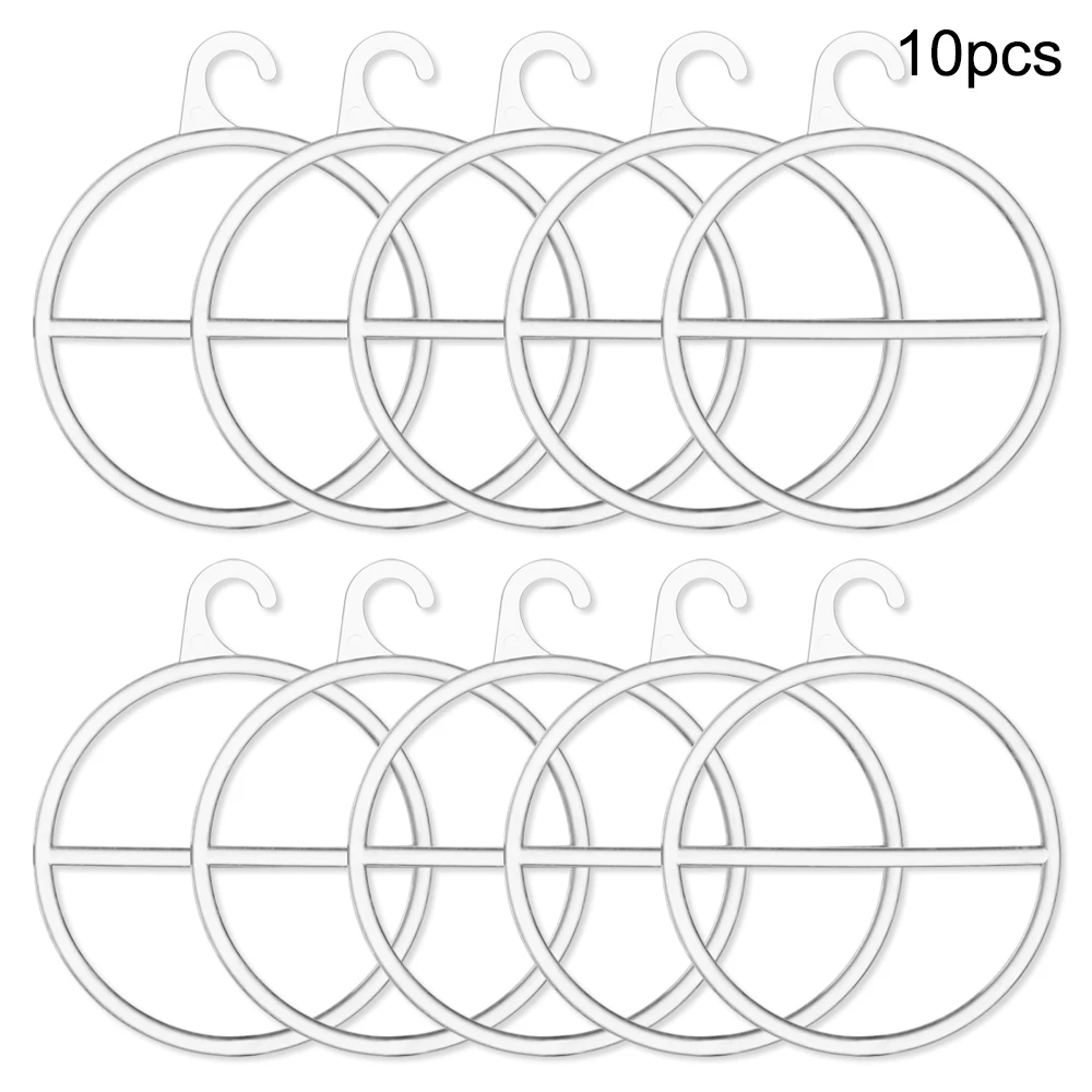 

Пластиковые круглые вешалки для шарфов, 10 штук