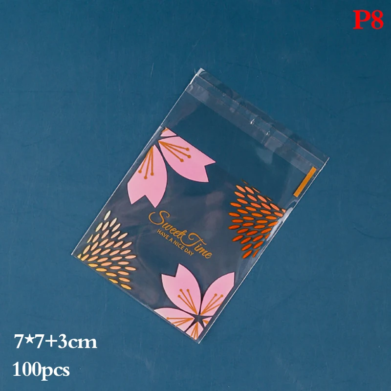 100 шт. пластиковые пакеты для упаковки тортов |