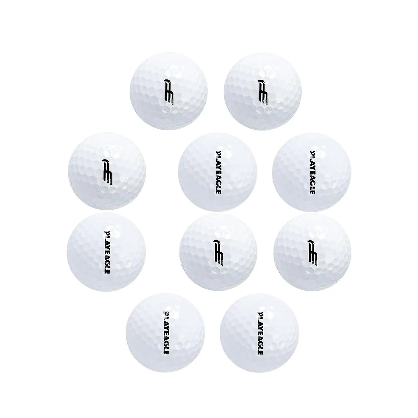 

10x Golf Balls Long Distance, Golf Balls Maximum Distance, Golf Practice Balls, for Golfers