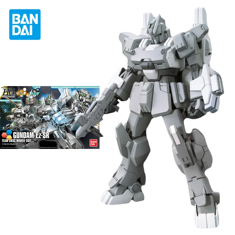 

Bandai Original Gundam Model Kit Anime Figure HGBF 1/144 GUNDAM EZ-SR Action Figures Collectible Ornaments Toys Gifts for Kids