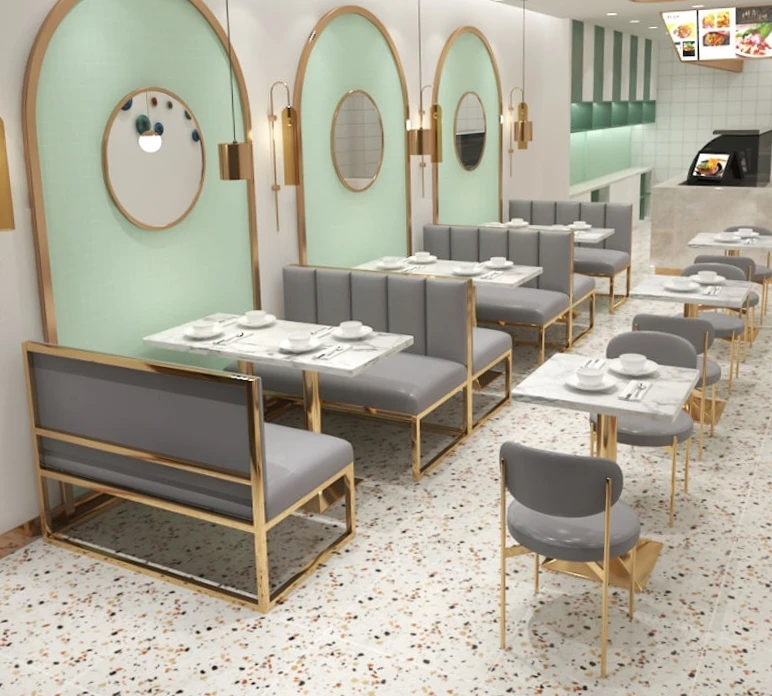 

Мебель chinafurnfurniture, современный минималистичный столик и стул для молочного чая, кофейни, бара, ресторана, дивана, столовой