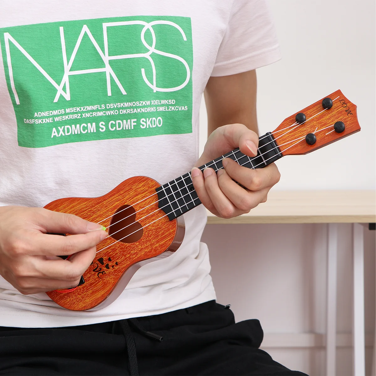 

Ukulele Toy Guitar Toys Kids Mini Musicalchildren Kid Beginnerinstrument Gift Strings Toddler Toddlers Handheld Child