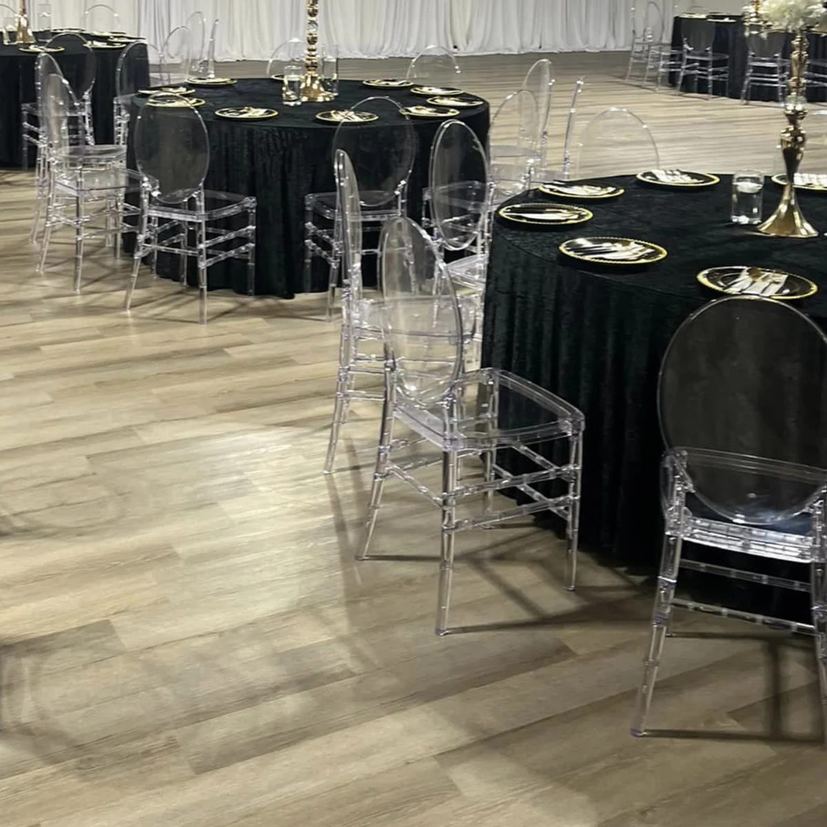 100 шт.) хит продаж прозрачные стулья chivari из смолы свадебные Тиффани chiavari
