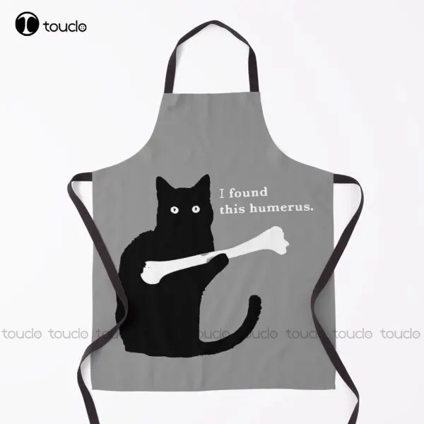 

I Found This Humerus Black Cat Apron Black Aprons For Servers For Women Men Unisex Adult Household Cleaning Apron New