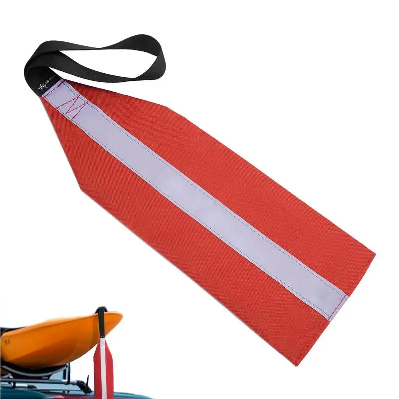 

Подвесной Флаг Для Каяка, прочный дорожный Флаг Для Каяка со светоотражающей полосой, практичный красный отражающий буксировочный флаг для Каяка, безопасный Флаг Для Каяка