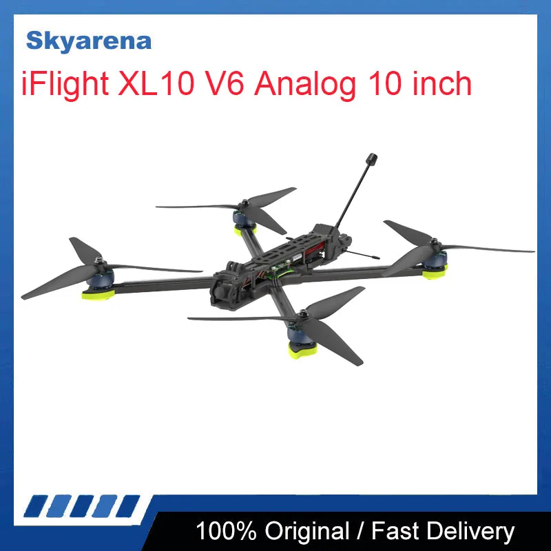 

iFlight XL10 V6 6S 10inch FPV Drone Load 2.5kg flight distance 5KM Quadcopter BLITZ F7 FC XING2 3110 Motor GPS Long Range BNF