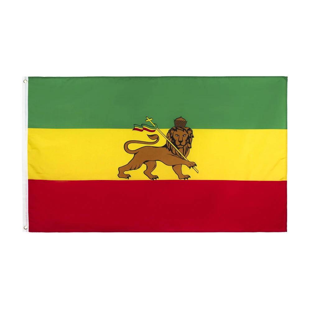 

3Jflag 3X5Fts 90X150cm Ethiopian Lion Judah Flag