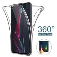 full body 360 degree protective case for iphone x xr 11 pro xs max 10 6 6s 8 7 plus se 5s 5 soft silicone clear tpu cover