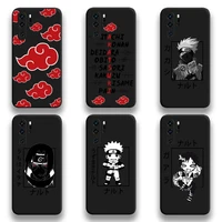 anime naruto itachi uchiha sasuke kakashi phone case for huawei p20 p30 p40 lite e pro mate 40 30 20 pro p smart 2020