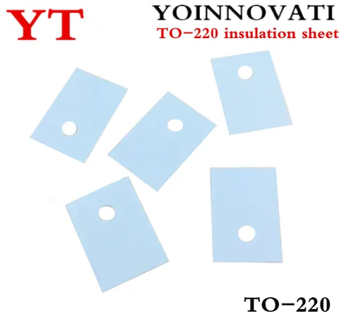 YOINNOVATI TO-220 изоляционные прокладки теплоотвода 100 шт