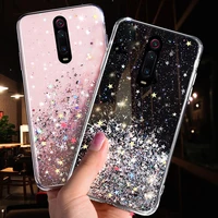 glitter bling stars soft cover for samsung galaxy s20 fe plus a01 core a21s a31 a41 a51 a71 m51 m31 m21 a30s a50 a20s a10s case