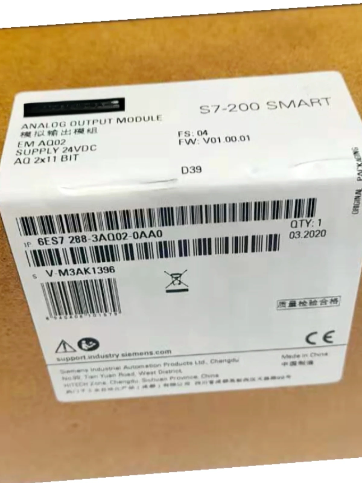 6ES7340-1AH02/1BH02/1CH02-0AE0 S7-300 CP340