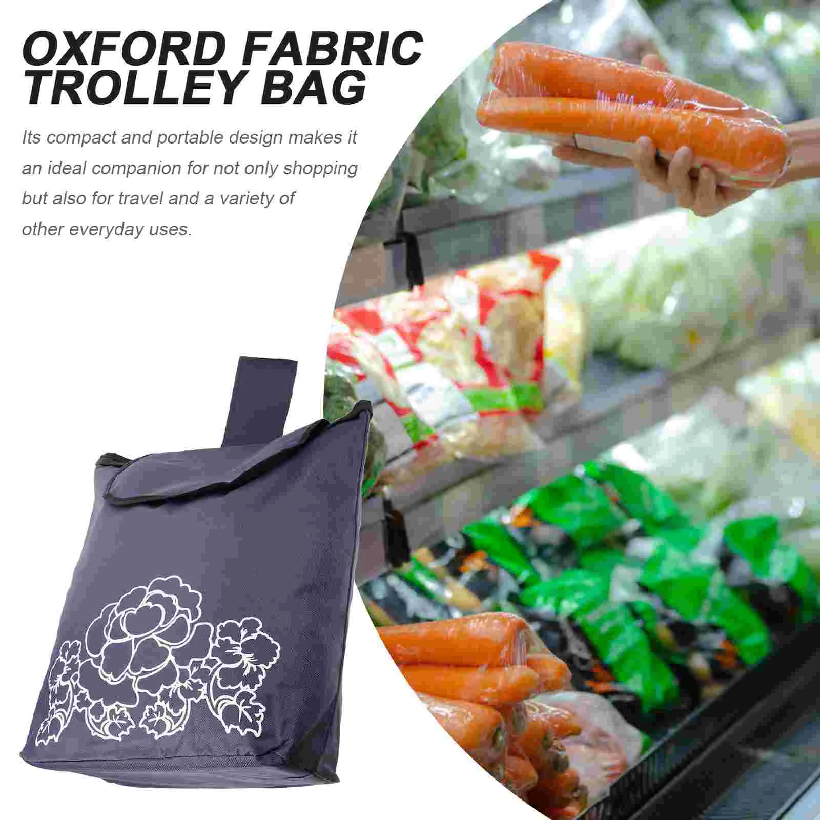 Тележка для покупок сумки-тележки замены тележки Оксфорд портативное складное