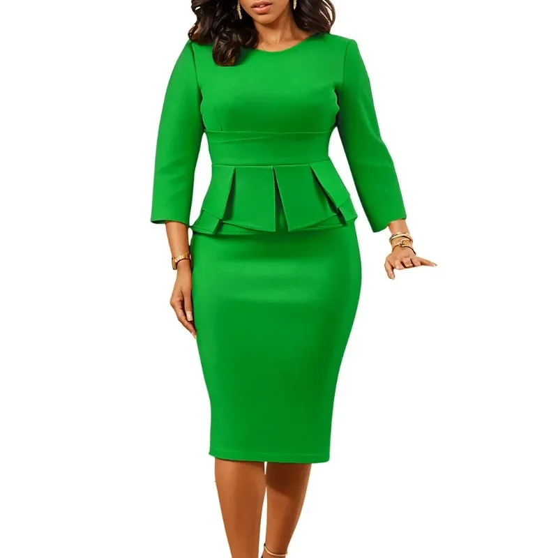 Африканское платье для женщин вечерняя вечеринка осенняя мода облегающее из