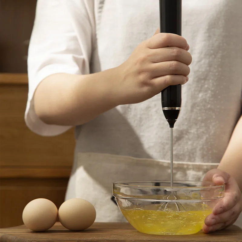 

Electric Whisk USB Recharge Three Speed Adjustment Kitchen Cooking Tools Bubbler Egg Cream Sauce Stirrer Small Milk Frother