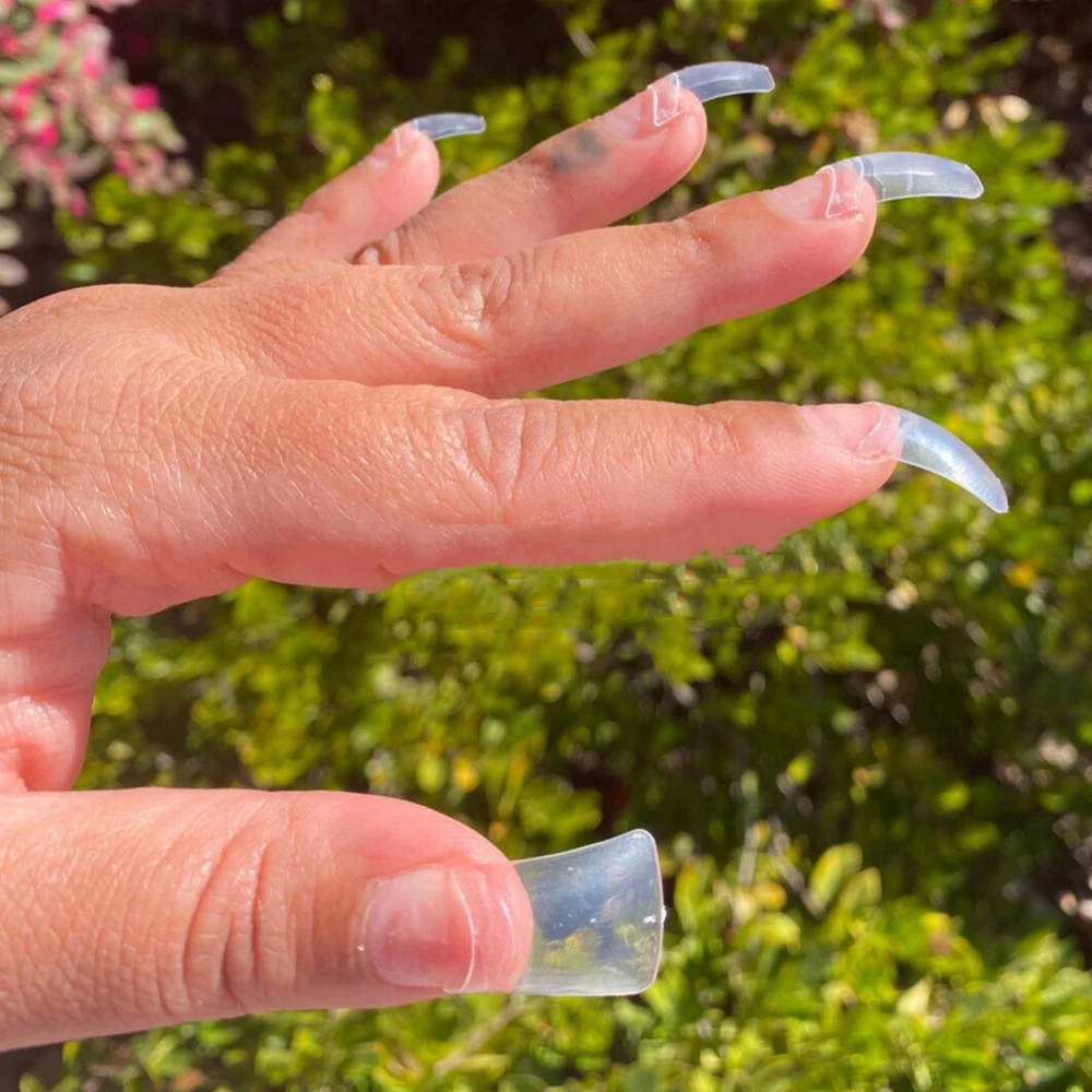 500 шт./коробка накладные ногти для наращивания ногтей