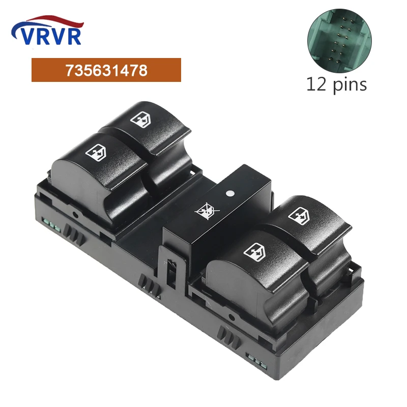 

Переключатель Стеклоподъемника для Fiat Tipo, 10 контактов, 735631478
