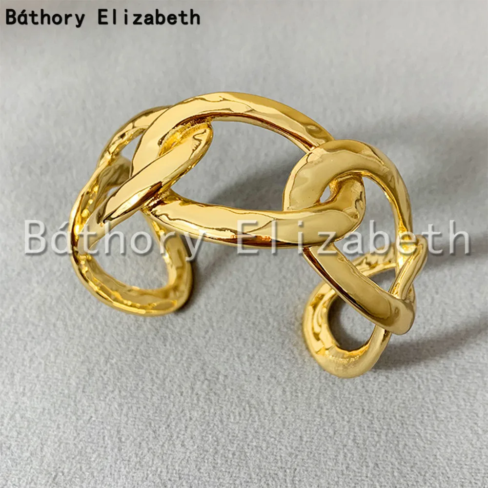 Женский винтажный браслет с вырезами в виде креста