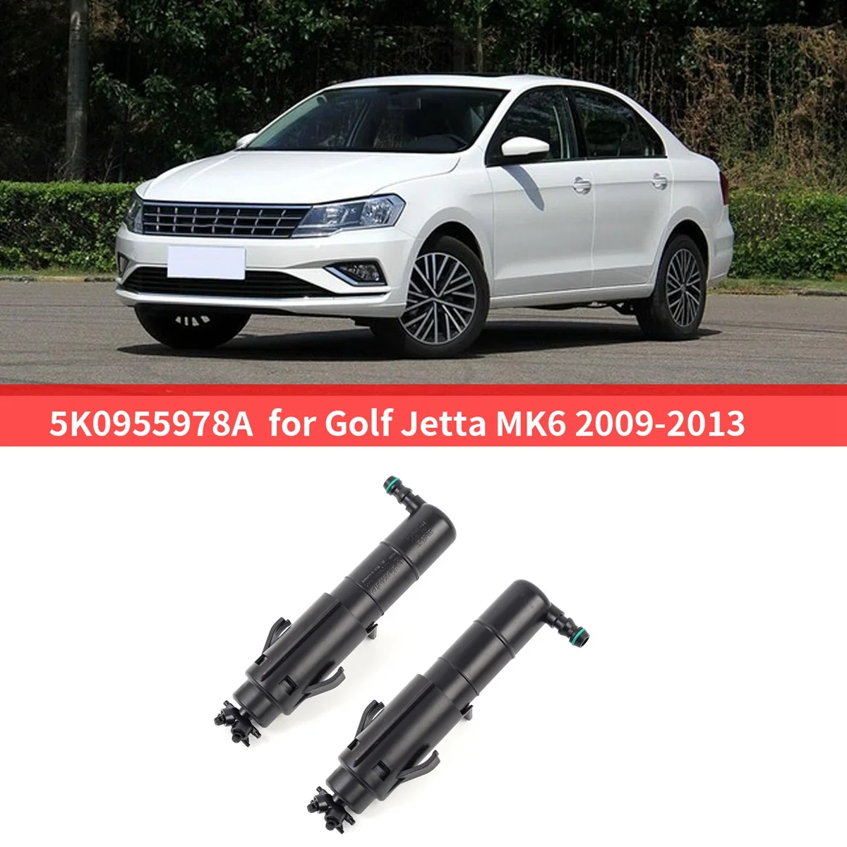 Распылитель фар 5K0955978A насос для чистки распылитель автомобиля Golf MK6 2009-2013