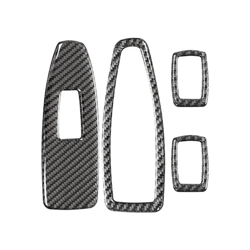

Door Window Switch Trims Cover Interior Accessories Carbon Fiber for BMW- X1 F48 2016-2021