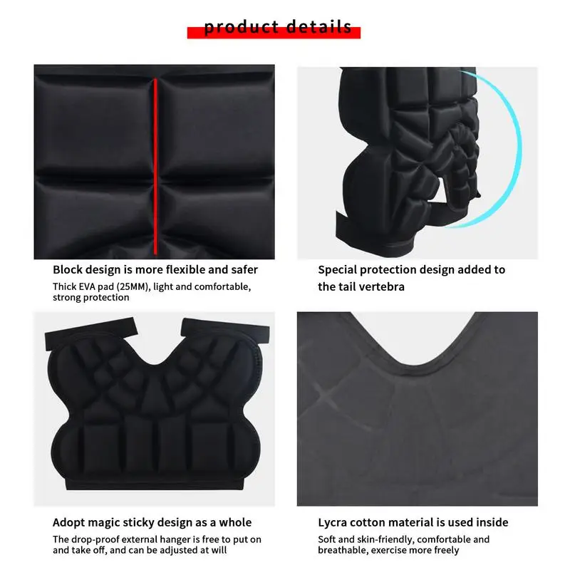 Защитные накладки на бедра для катания лыжах