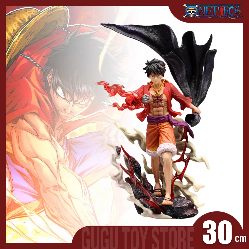 

One Piece фигурки Luffy Аниме фигурки Ghost Island Monkey D. Статуэтка Луффи Gk 30 см, ПВХ модель куклы, декоративные игрушки, подарок