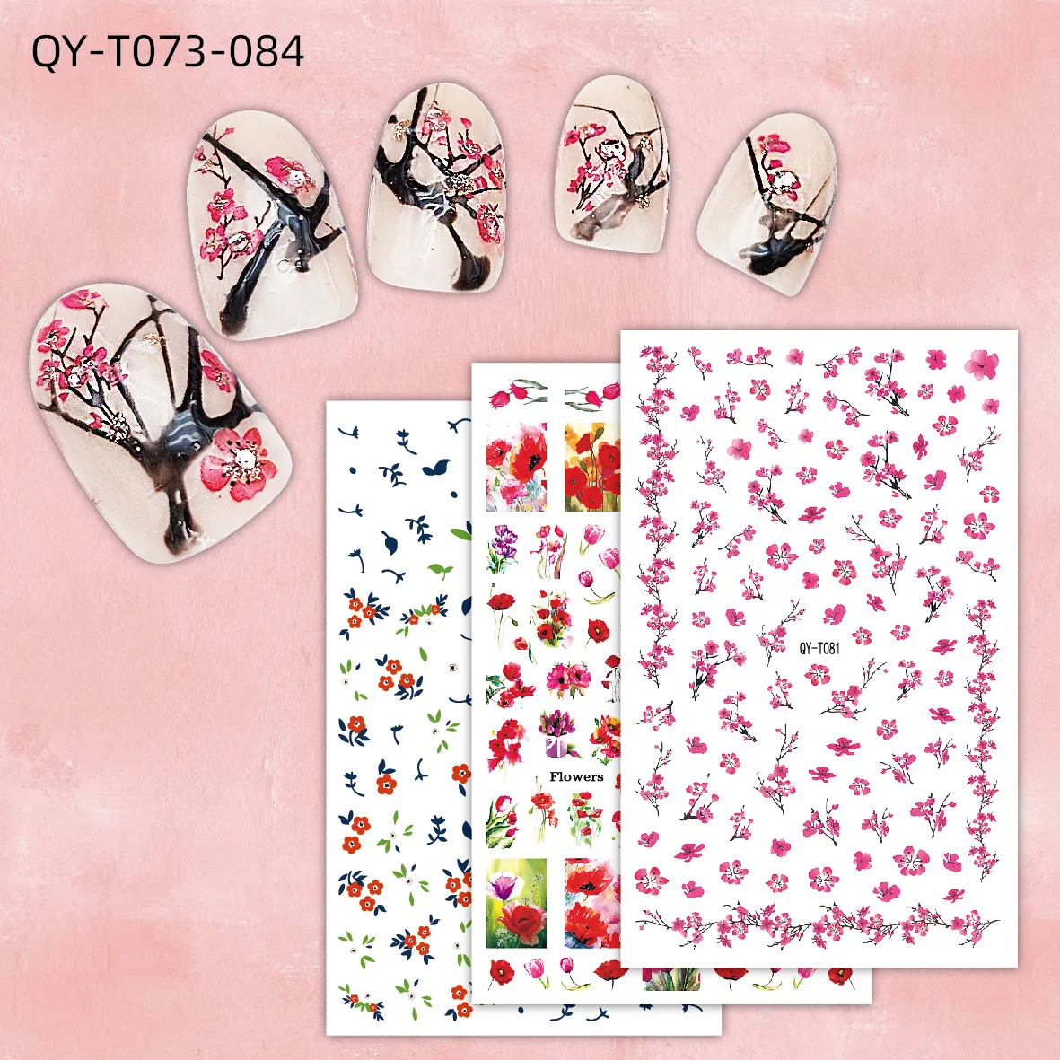 

Stickers Nail Art Charms Accesorios Designer Supplies Pegatinas Decorations Autocollant Ongle Naklejki Paznokcie Leaves Letters