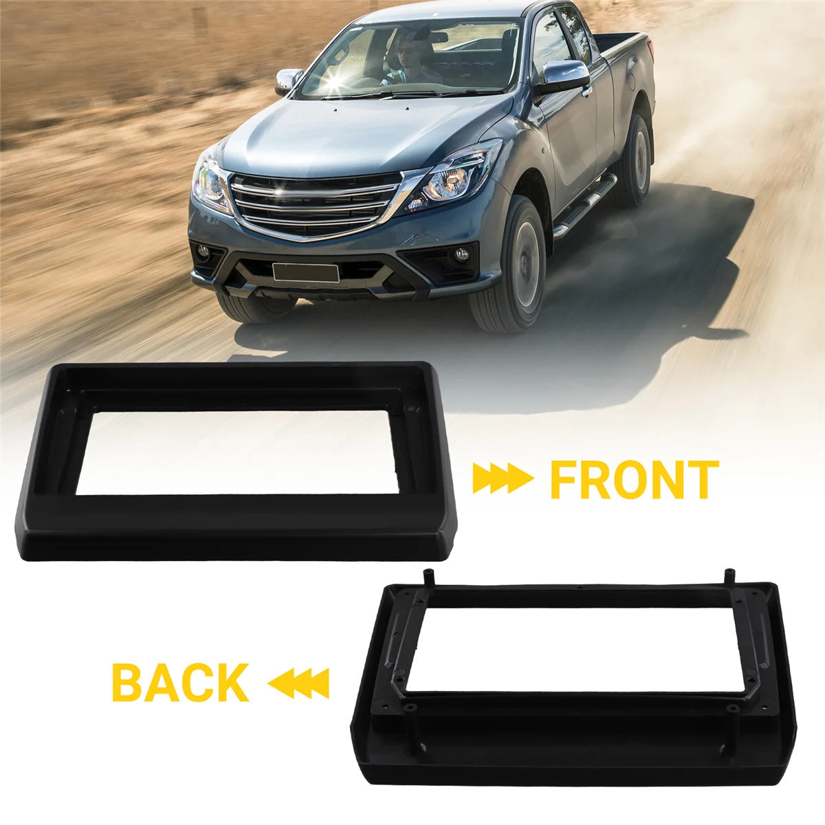 9-дюймовая Автомобильная панель Fascia ДЛЯ MAZDA BT50 BT-50 2020 + комплект для приборной