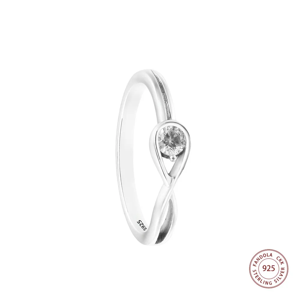 

CKK Brilliance Ring for Women 925 Sterling Silver Original Jewelry Mujer Bague Femme Plata Anel Anillos Bijoux