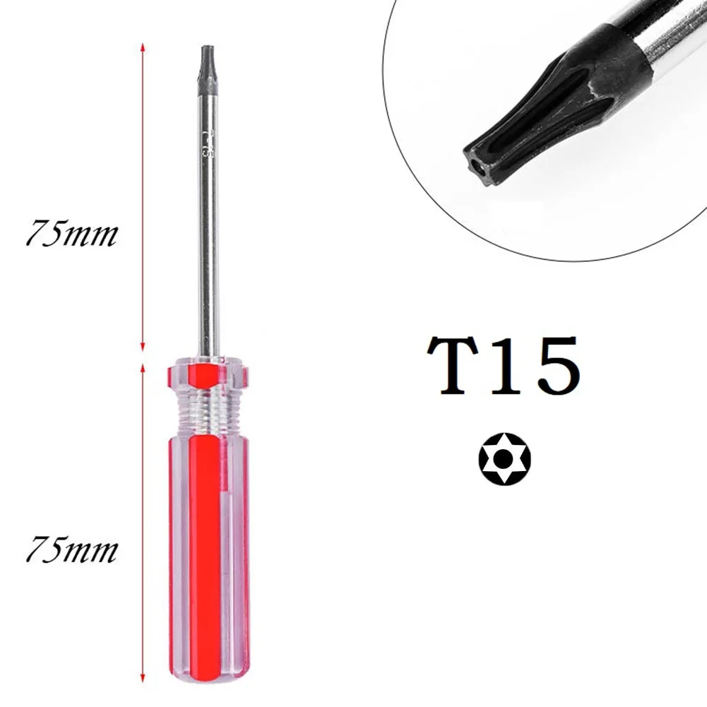 

Durable Repair Chromium Vanadium Alloy Steel Screwdriver Hand Tools Assembly Parts Replacement Set T15 T20 T25