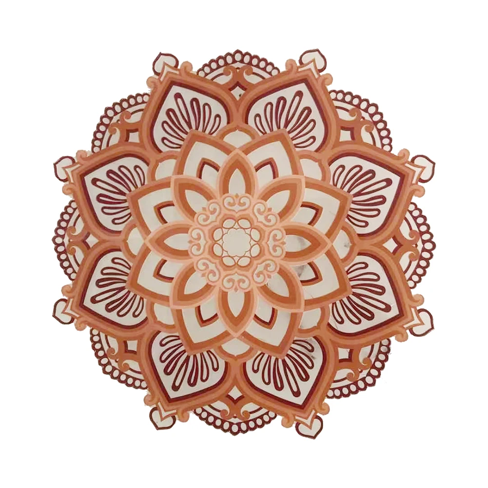 

Creative Mandala Yoga Night Light Wooden Wall Hanging Multilayered LED Lamps