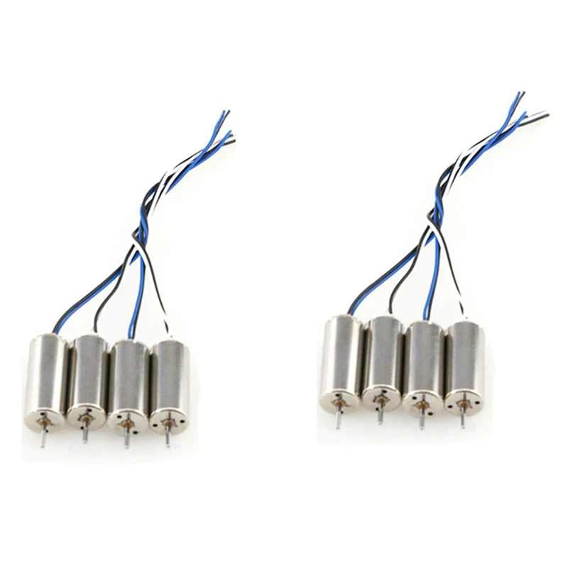 

8 шт. для двигателя DJI Tello 8520, матовый двигатель, сменная запасная часть для TELLO RYZE Tello EDU Drone CW CCW