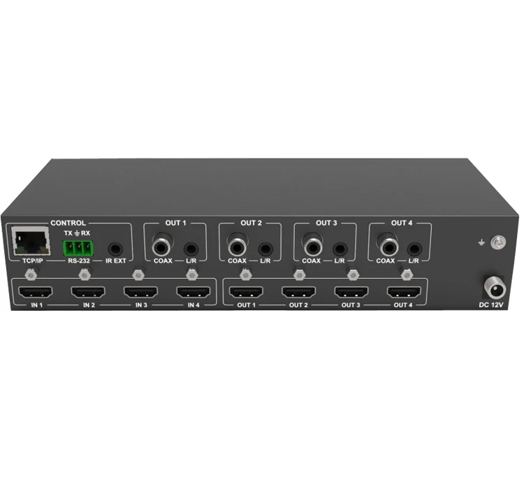 

4x4 HDMI Matrix switch Smart EDID HDMI Matrix with HDCP 2.2 for Home theatre system