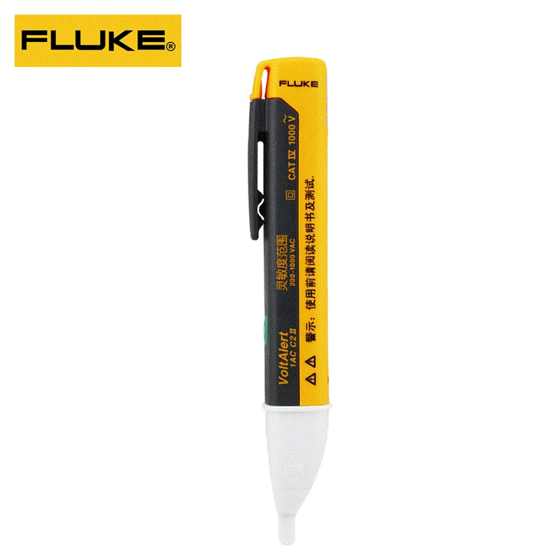 FLUKE 1AC-C2 II VoltAlert Sensor Non-contact 200~1000V AC Tester Electrical Detector Pen