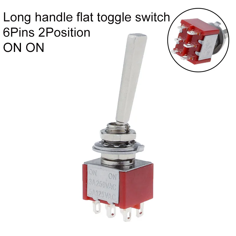 

Мини-тумблер пластиковый 6 мм T80-T 5А