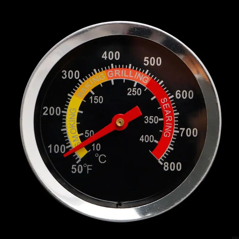 97BA нержавеющая сталь барбекю Smoker Thermometer Tempret Dempret 10-400 ℃