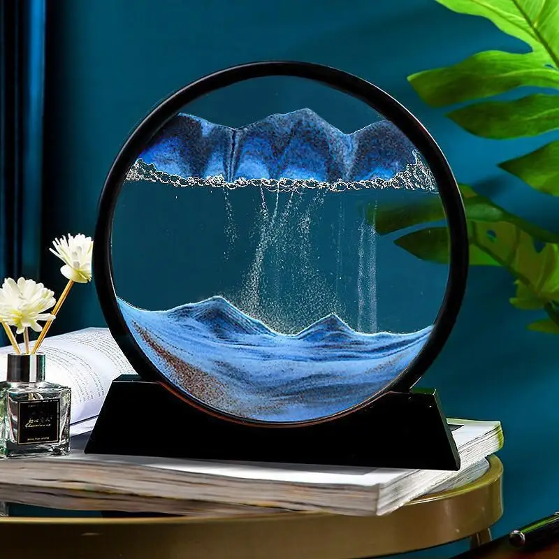 7-дюймовые песочные часы для глубоководного искусства 3D динамический дисплей