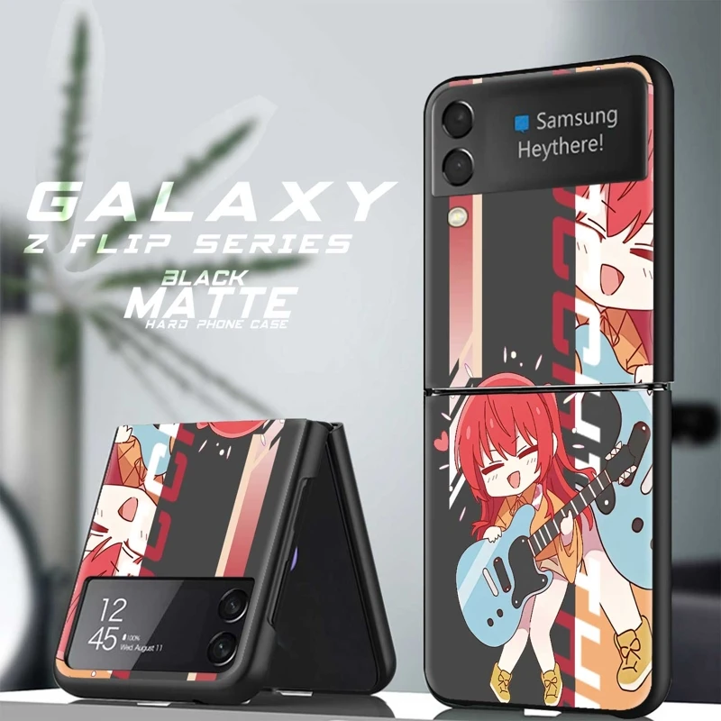 

Case BOCCHI THE ROCK! Anime Cute Girls For Samsung Galaxy ZFlip Edge Z Flip Flip3 Flip4 5G Hard Zflip3 Zflip4 Luxury