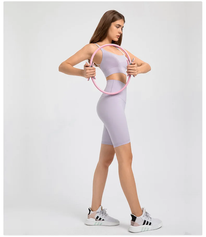 Gym Womens Clothing Yoga Fitness Sport Shorts Cycling Workout Leggings High Waist Women's Pants Seamless Leggings Sportswear