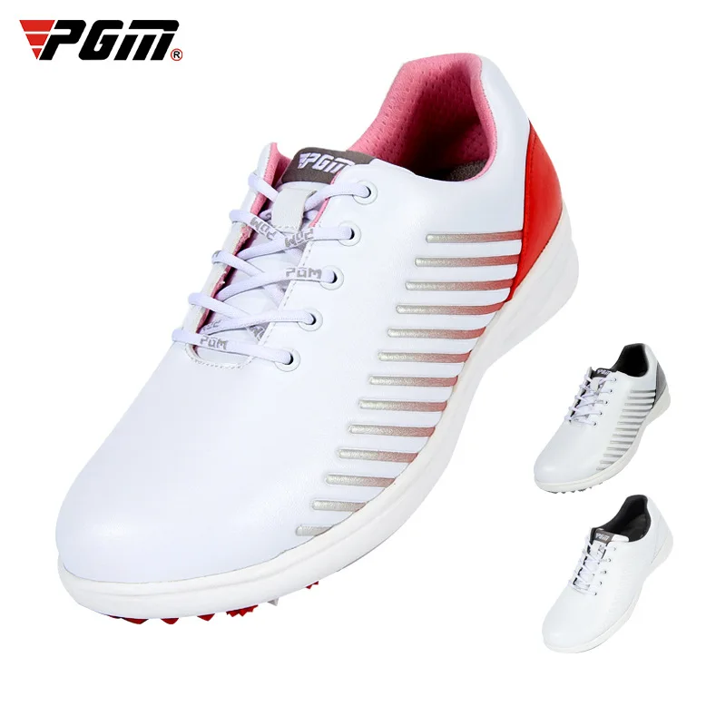 

PGM Golf Shoes Womens Waterproof Microfiber Anti-Slip Golf Shoes Breathable Sports Sneakers Ultra-Light Leisure Trainers XZ156