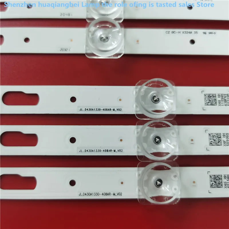 ДЛЯ JL.D430A1330-408AR-M UN43TU7000 UN43TU8000 UN43TU8200 UE43TU7100 UN43TU700DF BN96-50319A 50320A LM41-00868A Светодиодная