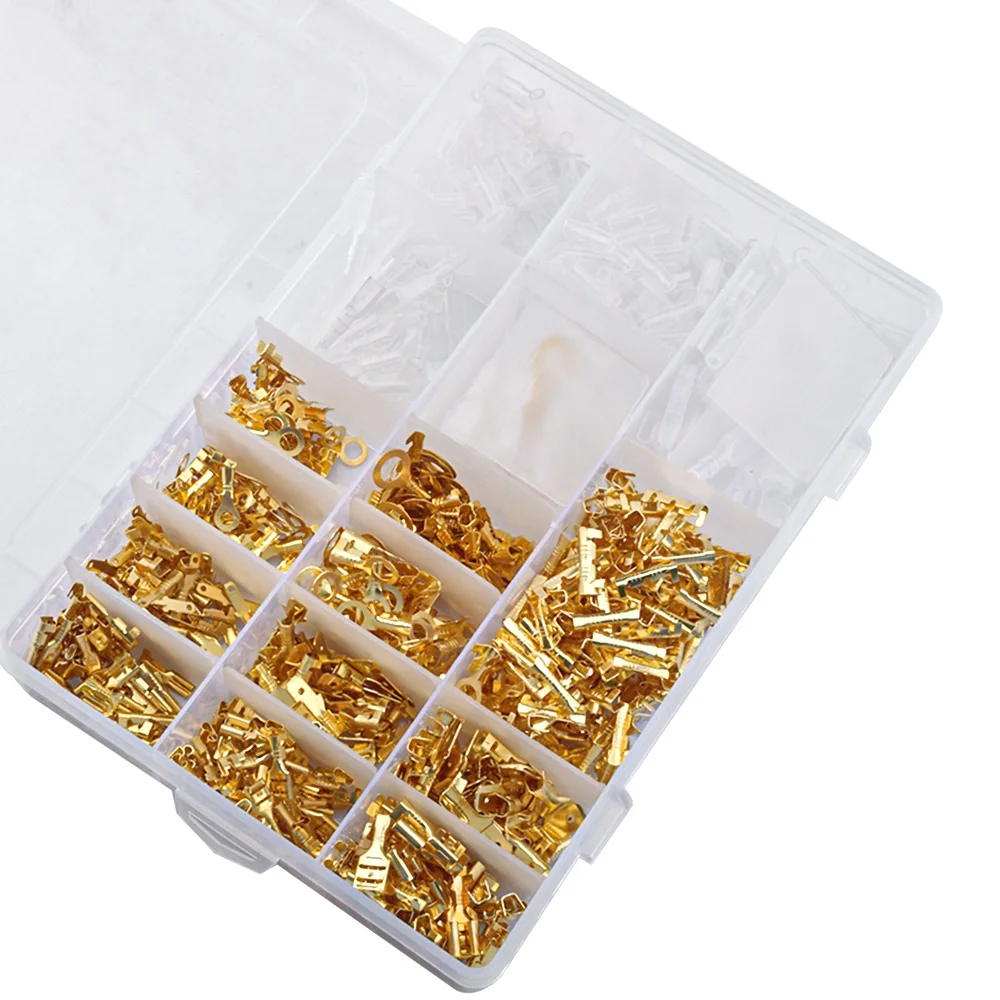 

120/135/270/315/450/600/900/1000/1050pcs Insulated plug wire socket 2.8/4.8/6.3mm crimp terminal for electrical wires connectors