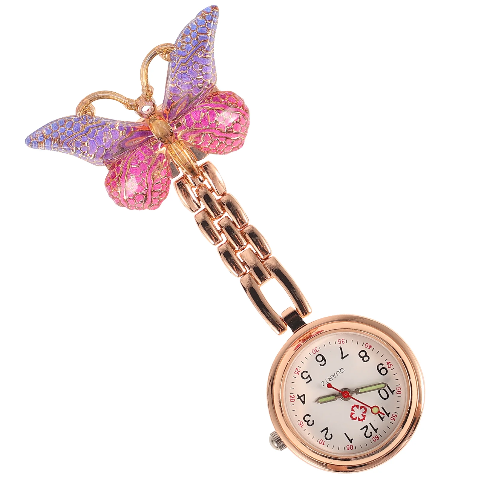 

Digital Pocket Watch Butterfly Wall Nurse Butterflies Pocket Fob Watches Nurses Lapel 8x3.9x1.4cm Brooch Pin Hanging Quartz