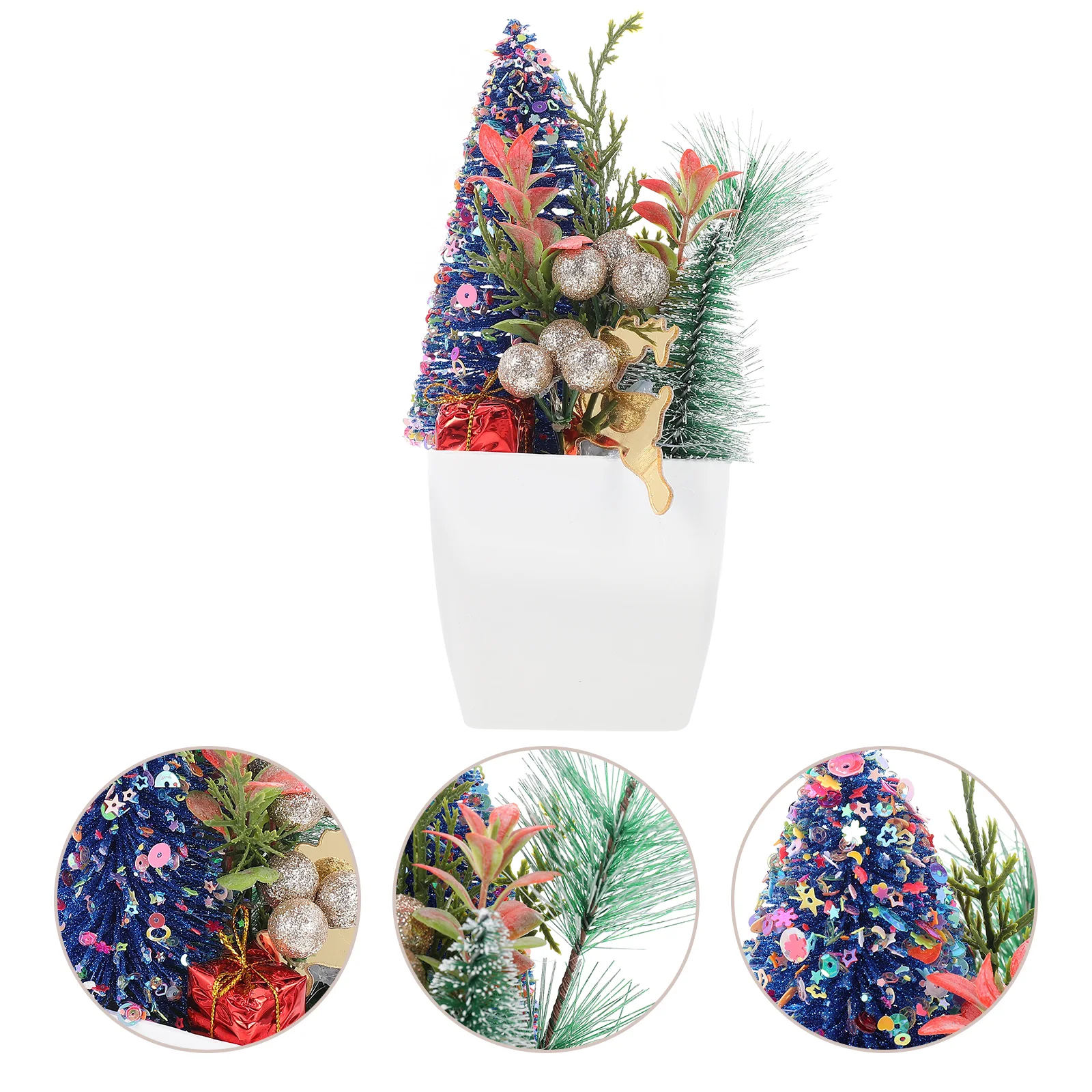 Рослина Рождественская имитация искусственных растений в горшках Поддельное