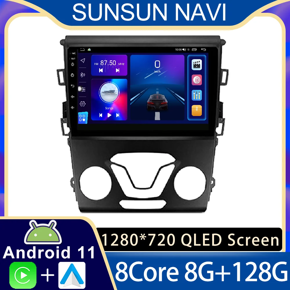 

Android 11 For Ford Mondeo 5 2014 - 2019 Car Radio Stereo Multimedia Video Player Navigation GPS Wireless Carplay DSP RDS