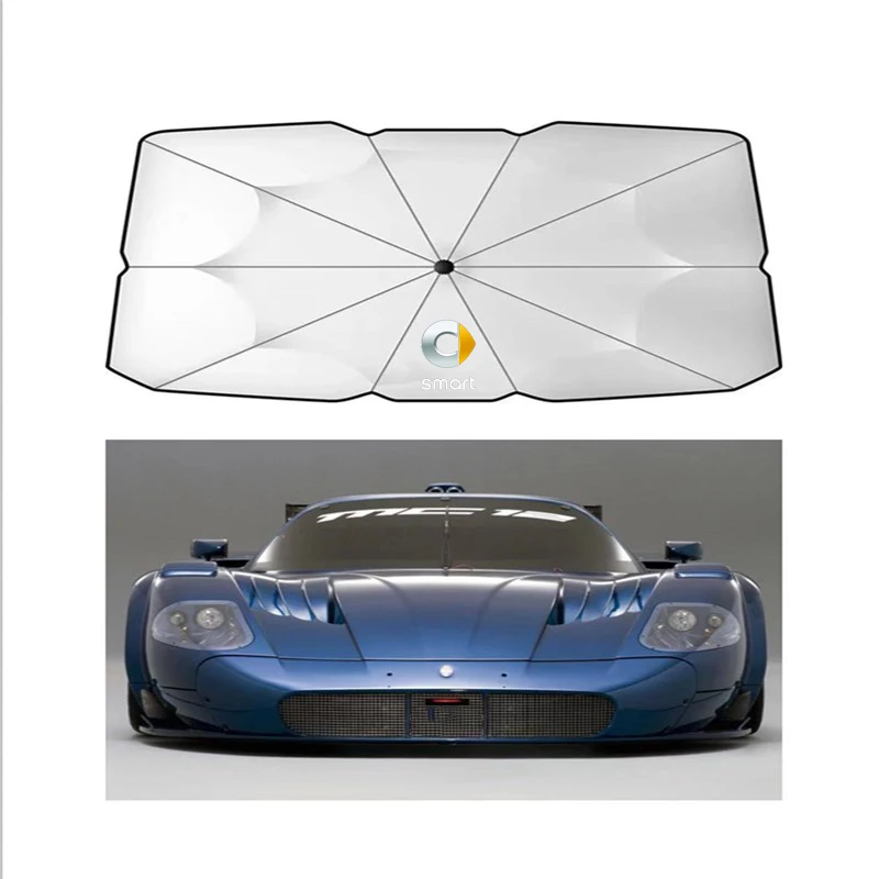 

Складной зонт для защиты от солнца с логотипом автомобиля, удобный зонт для защиты от солнца 450 451 453 Fortwo Forfour, автомобильный зонт для защиты от УФ-лучей